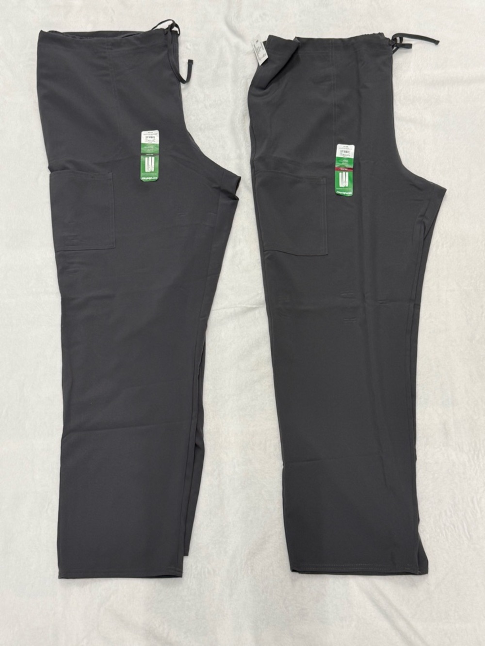 NWT Scrubstar Unisex Adult 2XL Pewter Medical Scrub Pants Bundle (2)
